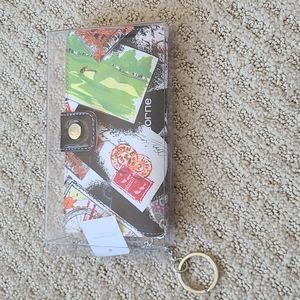 New Liz Claiborne card wallet with chain